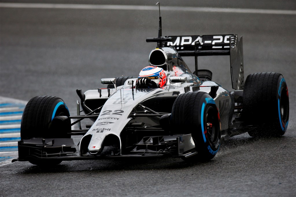Jenson Button fik endelig køretid i McLaren-raceren
(Foto: McLaren Media)